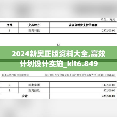 2024新奥正版资料大全,高效计划设计实施_kit6.849