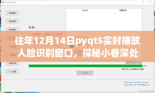 PyQt5人脸识别魔法窗口，探秘小巷深处的神秘空间实时播放功能