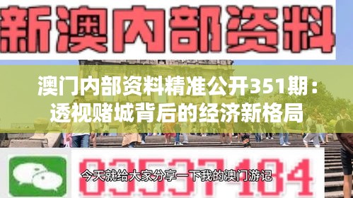 澳门内部资料精准公开351期：透视赌城背后的经济新格局