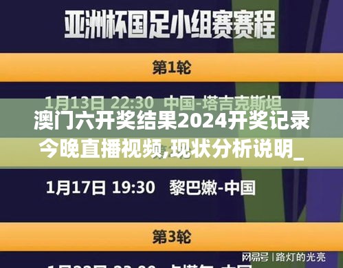 澳门六开奖结果2024开奖记录今晚直播视频,现状分析说明_尊享款1.983