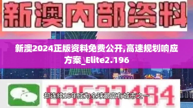 新澳2024正版资料免费公开,高速规划响应方案_Elite2.196