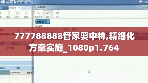 777788888管家婆中特,精细化方案实施_1080p1.764