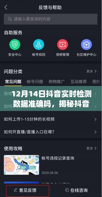 揭秘抖音实时检测数据准确性，深度解读十二月十四日数据报告