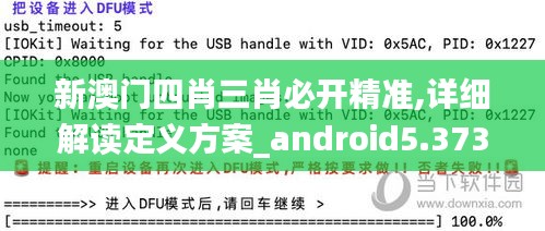 新澳门四肖三肖必开精准,详细解读定义方案_android5.373