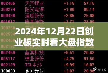 聚焦创业板实时大盘指数，解析与预测（以2024年12月22日为例）