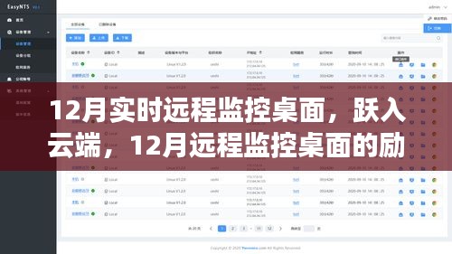 跃入云端，12月远程监控桌面的励志之旅，学习变化铸就自信与成就之光