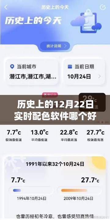 🔥历史上的冬至日，实时配色软件的革新之旅与最佳体验指南🌟