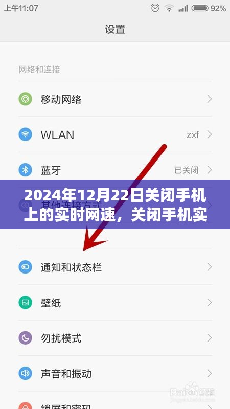 利弊权衡与我的选择，关闭手机实时网速显示背后的故事（2024年12月22日）