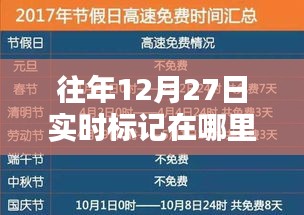 往年12月27日实时标记位置信息汇总