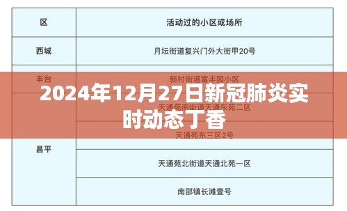 2024年12月27日全球新冠肺炎实时动态更新（丁香医生发布）