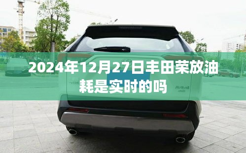 丰田荣放实时油耗数据解析，油耗实时更新还是固定值？