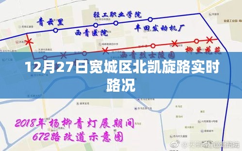 宽城区北凯旋路12月27日实时路况报告