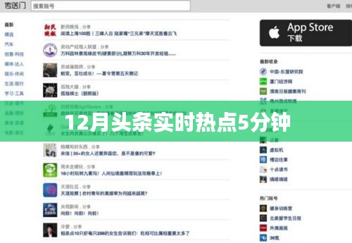 最新热点聚焦，12月头条实时新闻速递