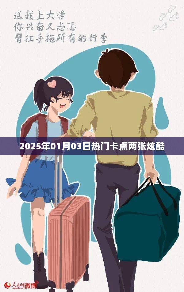 2025年元旦炫酷卡点，两张必看的潮流风采