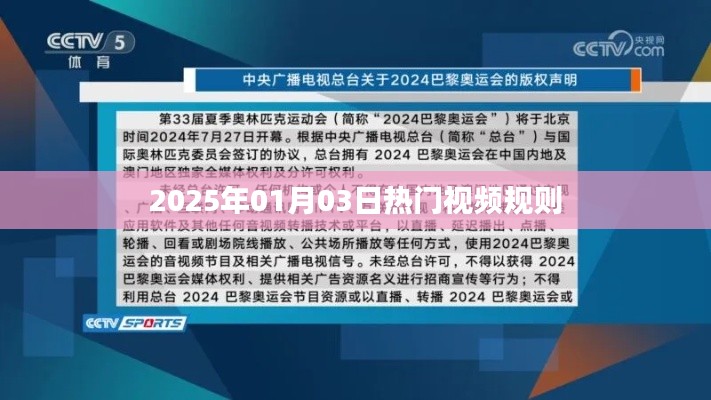 2025年热门视频趋势与规则解析