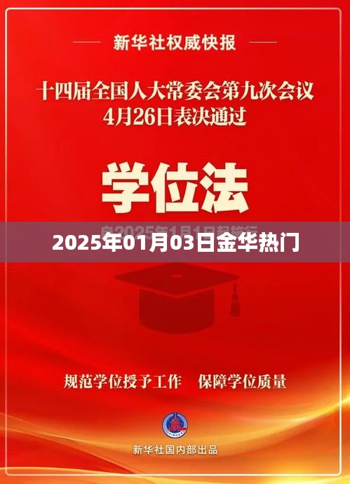 金华热门活动一览，2025年1月3日精彩瞬间