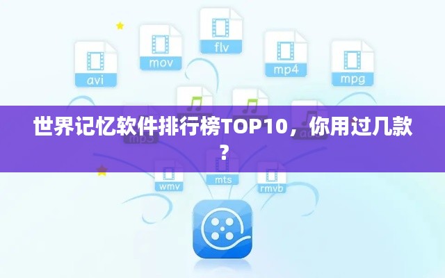 世界记忆软件排行榜TOP10，你用过几款？