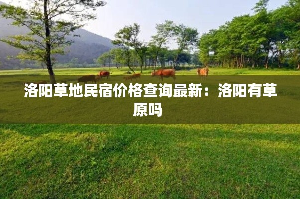 洛阳草地民宿价格查询最新：洛阳有草原吗 