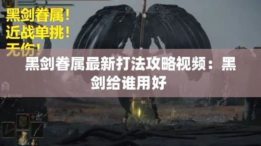 黑剑眷属最新打法攻略视频：黑剑给谁用好 