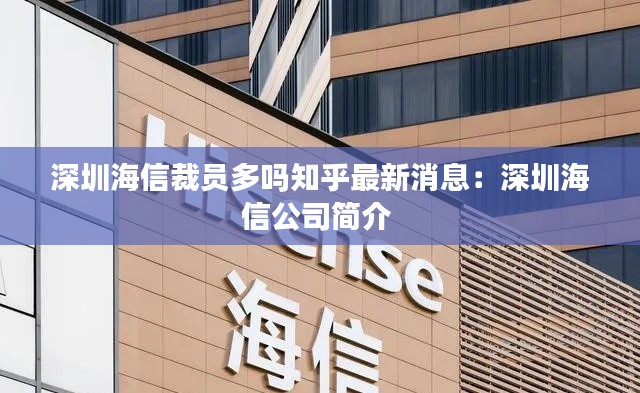 深圳海信裁员多吗知乎最新消息：深圳海信公司简介 