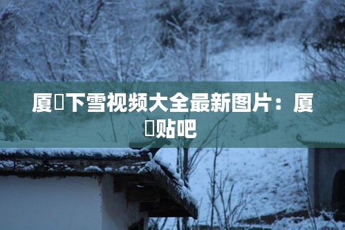 厦滘下雪视频大全最新图片：厦滘贴吧 