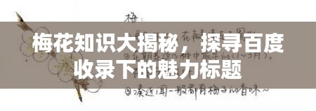 梅花知识大揭秘，探寻百度收录下的魅力标题