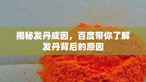 揭秘发丹成因，百度带你了解发丹背后的原因