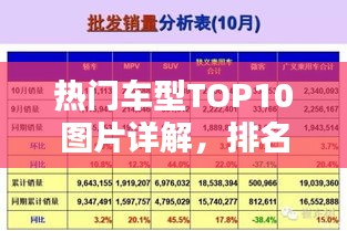 热门车型TOP10图片详解，排名榜单及深度解析