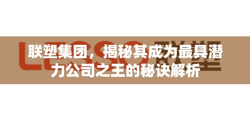 联塑集团，揭秘其成为最具潜力公司之王的秘诀解析