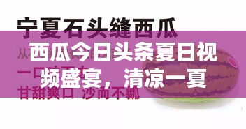 西瓜今日头条夏日视频盛宴，清凉一夏，热点新闻一网打尽