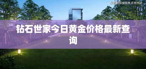 钻石世家今日黄金价格最新查询