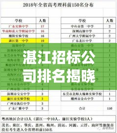 湛江招标公司排名揭晓，行业影响力大揭秘！