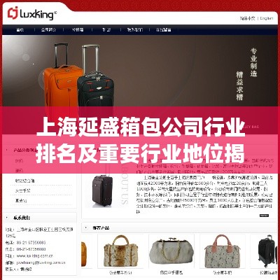 上海延盛箱包公司行业排名及重要行业地位揭秘