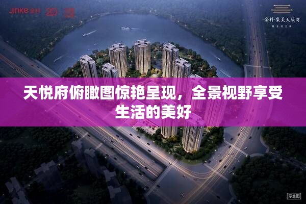 天悦府俯瞰图惊艳呈现，全景视野享受生活的美好