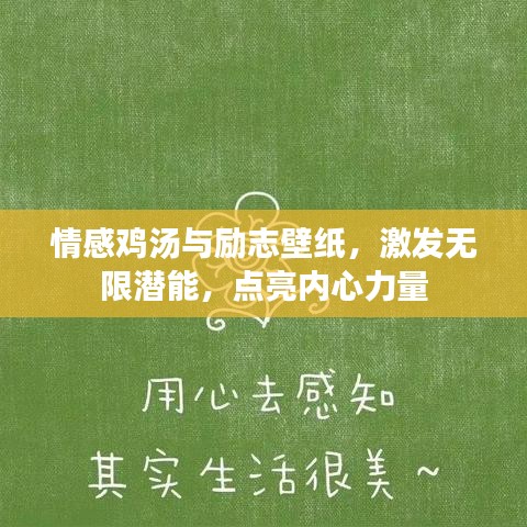 情感鸡汤与励志壁纸，激发无限潜能，点亮内心力量
